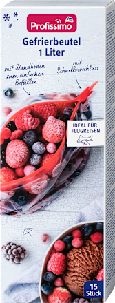 Gefrierbeutel 1 l mit Schnellverschluss Profissimo
