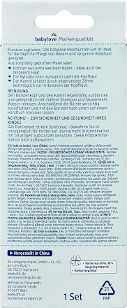Bürstenset rosa Delfin 2tlg babylove
