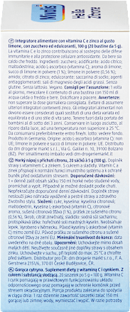 Vrući limun, prah, dodatak ishrani s vitaminom C i cinkom, sa šećerom i sladilom, 20 vrećica Mivolis