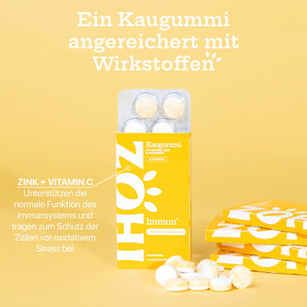Kaugummi, Immun Zitrone, zuckerfrei ZOHI