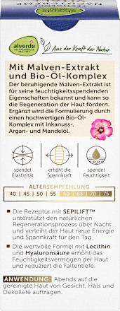 Nočný pleťový krém Vital+ s olejovým komplexom alverde NATURKOSMETIK
