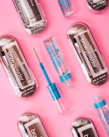 Brow Mascara Gel für Wimpern & Augenbrauen essence