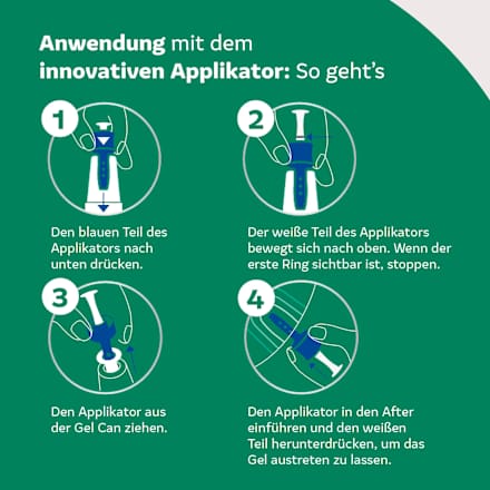 Hämorrhoiden Gel Can mit Applikator actiPROCT