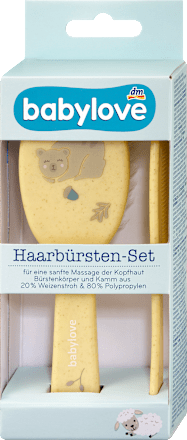 Bürstenset gelb Bär 2tlg babylove