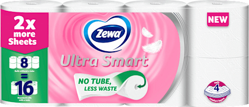 Тоалетна хартия Ultra Smart, 4 пласта Zewa