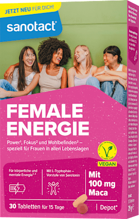 Female Energie Tabletten 30 St sanotact