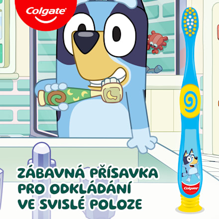 dětský zubní kartáček Kids Bluey 3-5 let Colgate