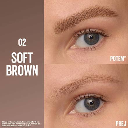 2-v-1 svinčnik za obrvi Brow Inserts™, 02 Soft Brown MAYBELLINE NEW YORK