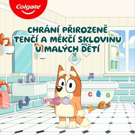 dětský zubní kartáček Kids Bluey 3-5 let Colgate