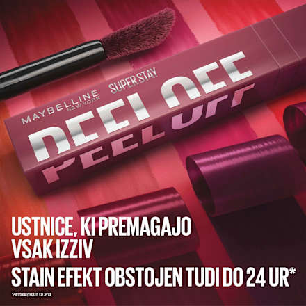 Gel črtalo za ustnice Super Stay Peel Off, 001 Aura MAYBELLINE NEW YORK
