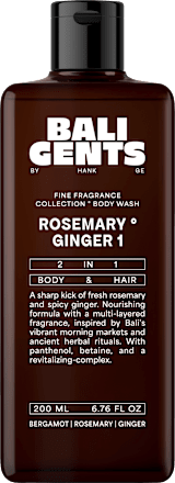 Duschgel Rosemary Ginger 2in1 BALI GENTS