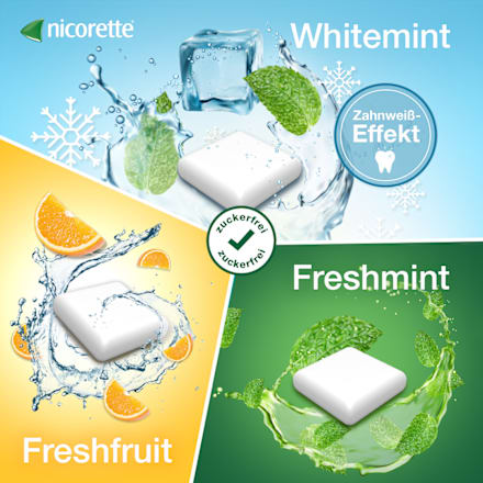 nicorette Kaugummi 4 mg Nicotin whitemint nicorette