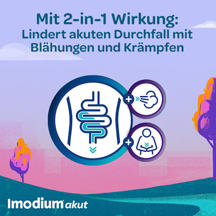 Imodium akut Duo 2 mg/125 mg Tabletten Imodium