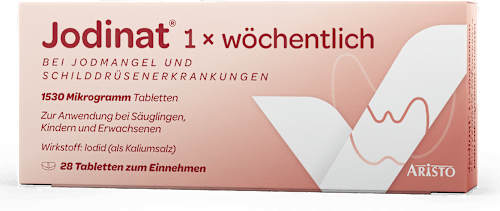 Jodinat 1 x wöchentlich 1530 Mikrogramm Iodid ARISTO