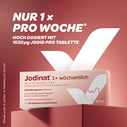 Jodinat 1 x wöchentlich 1530 Mikrogramm Iodid ARISTO