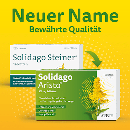 Solidago Aristo 300 mg Goldrutenkraut Trockenextrakt Tabletten ARISTO