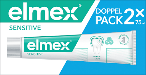 Zahnpasta Sensitive Doppelpack (2 x 75 ml) elmex