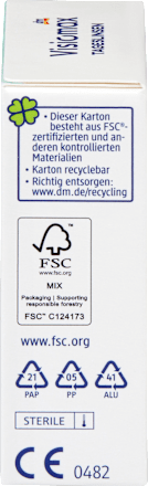 Tageslinsen Dioptrie -0,75 (6x8 Stück), Vorteilspack Visiomax