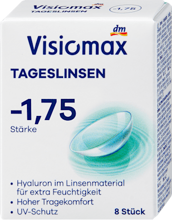 Dnevne kontaktne leče, dioptrija -1,75 Visiomax