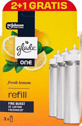 ONE náhradní náplň do osvěžovače Fresh Lemon 3x10 ml glade