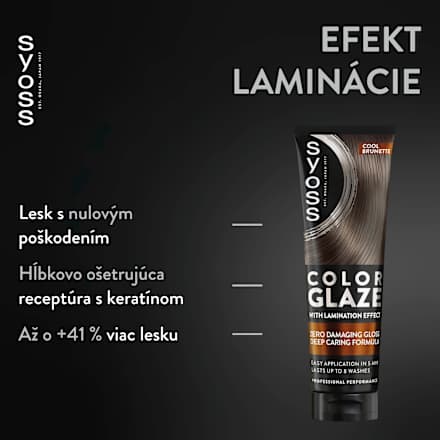 Toner na vlasy Color Glaze chladne hnedý syoss