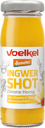 Шот с джинджифил, лимон и мед Voelkel