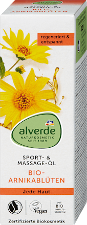 Олио за тяло Спорт & Aрника alverde NATURKOSMETIK