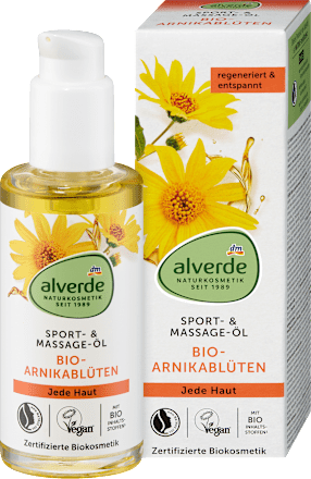 Олио за тяло Спорт & Aрника alverde NATURKOSMETIK