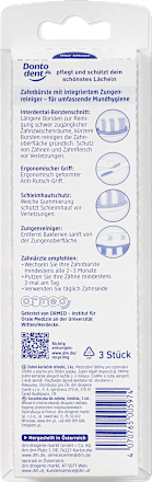 Zahnbürste Hoch Tief mittel Dontodent