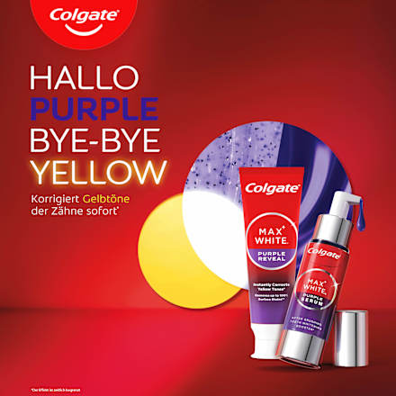 Zahnpasta Purple Serum Max White Colgate