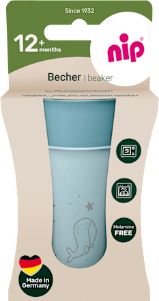 Trinkbecher blau, ab 12. Monat, 250 ml Nip