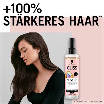 Sprüh-Conditioner Express-Repair Anti-Spliss Wunder Schwarzkopf GLISS
