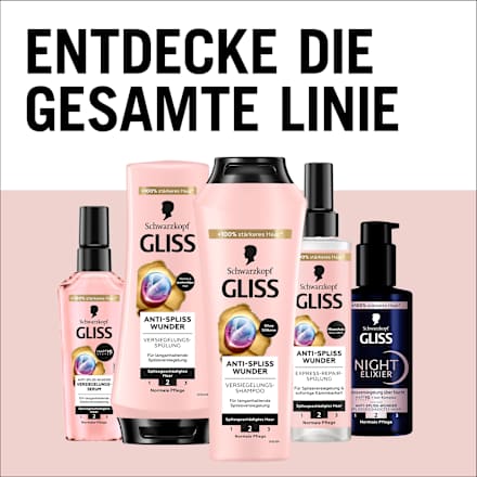 Sprüh-Conditioner Express-Repair Anti-Spliss Wunder Schwarzkopf GLISS