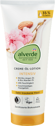 Bodylotion Cremeöl Arganöl Mandel alverde NATURKOSMETIK