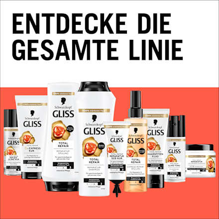 Haarkur Total Repair 1 Min Express-Kur Schwarzkopf GLISS
