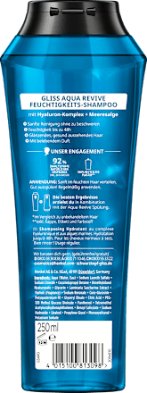Shampoo Aqua Revive Schwarzkopf GLISS