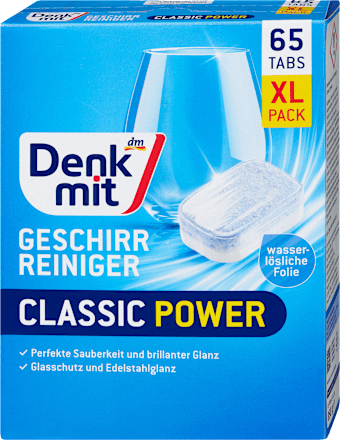 Pastiglie per lavastoviglie CLASSIC POWER Denkmit
