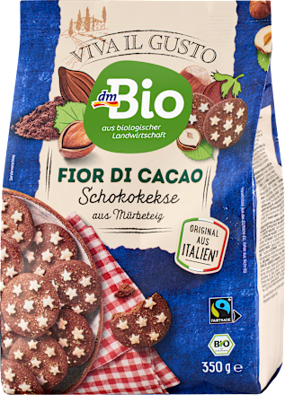 Kakaové keksy Viva Il Gusto Fior di Cacao dmBio