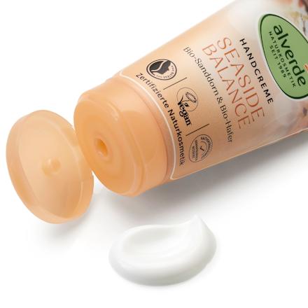 Handcreme Seaside Balance mit Sanddorn & Hafer alverde NATURKOSMETIK