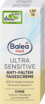 Tagescreme Q10 Hyaluron LSF15 Balea med