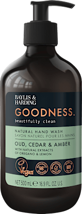 Flüssigseife Goodness Oud, Cedar & Amber Baylis & Harding
