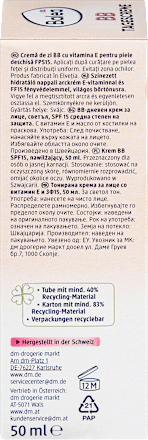 Denný pleťový BB krém 5v1 s SPF 15 Balea
