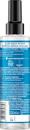 Sprüh-Conditioner Express-Repair Aqua Revive Schwarzkopf GLISS