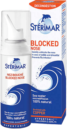 Hypertonic sprej za začepljen nos Blocked nose STÉRIMAR
