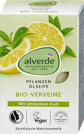 Seifenstück Pflanzenöl mit Bio-Verveine alverde NATURKOSMETIK