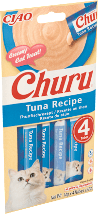 Krémová pochúťka pre mačky Churu s tuniakom CIAO