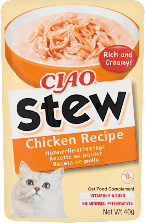 Doplnkové krmivo v kapsičke Stew kura CIAO