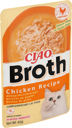 Polievka pre mačky Broth kurací vývar CIAO