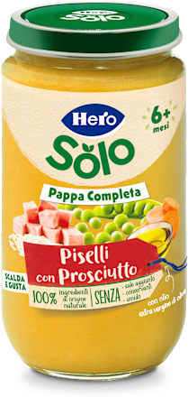 Pappa completa piselli con prosciutto Hero Solo