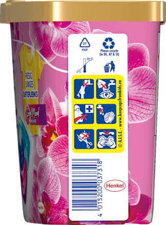 Colorwaschmittel Caps Trio Aromatherapie Good Mood Orchidee Weißer Riese